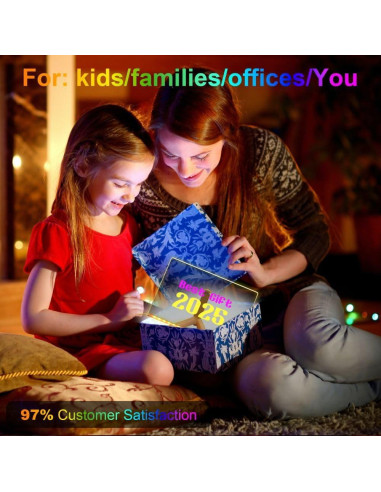 Tablero de Mensajes LED Fufumiko 30x20.3 cm Borrado Seco