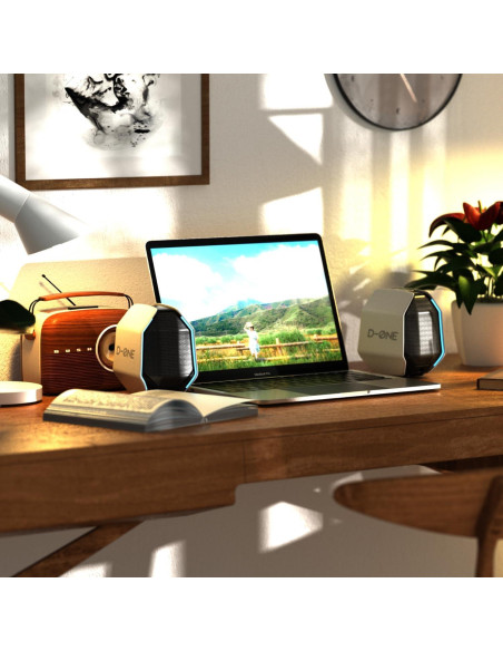 Altavoces D-ONE 30W Gaming Bluetooth RGB para PC y Laptop