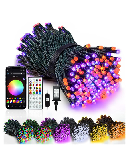 Cadena de Luces LED RGB 300 LED 33.2m Control Remoto APP