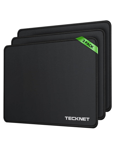 Alfombrilla de Ratón TECKNET 3 Pack Impermeable Antideslizante
