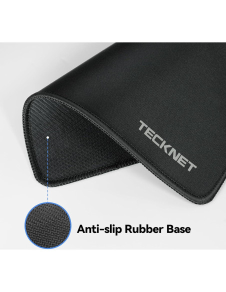 Alfombrilla de Ratón TECKNET 3 Pack Impermeable Antideslizante