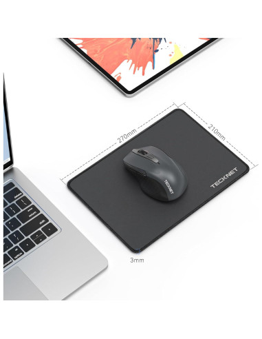 Alfombrilla de Ratón TECKNET 3 Pack Impermeable Antideslizante