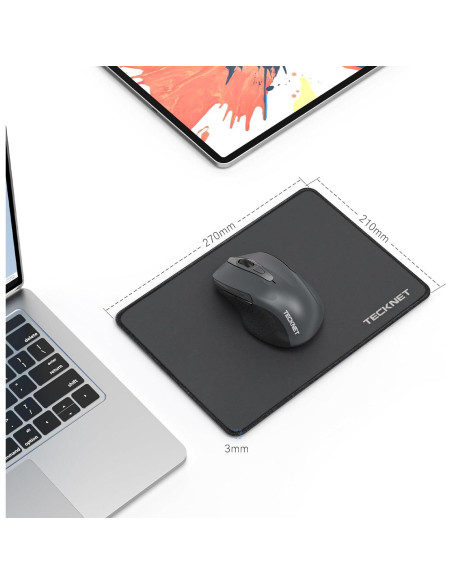 Alfombrilla de Ratón TECKNET 3 Pack Impermeable Antideslizante