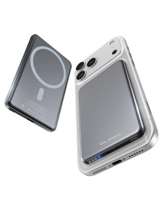 Cargador Portátil Magsafe ULiXWH 5000mAh Carga Rápida Gris