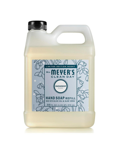 Recarga Jabón Líquido para Manos Mrs. Meyer's Copo de Nieve 980ml
