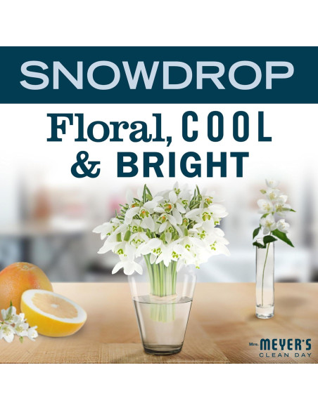 Recarga Jabón Líquido para Manos Mrs. Meyer's Copo de Nieve 980ml