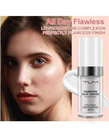 Base de Maquillaje TLM Hidratante 30 ml - Cambia de Color SPF15