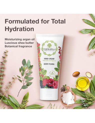 Crema de Manos THERAPINA Aromaterapia 85g - Manteca de Karité