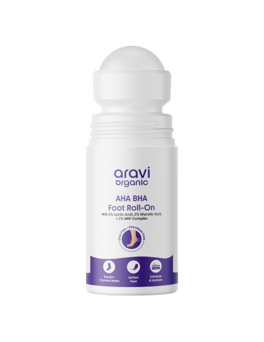 Rodillo Exfoliante para Pies Aravi AHA BHA 50ml - Suaviza y Repara