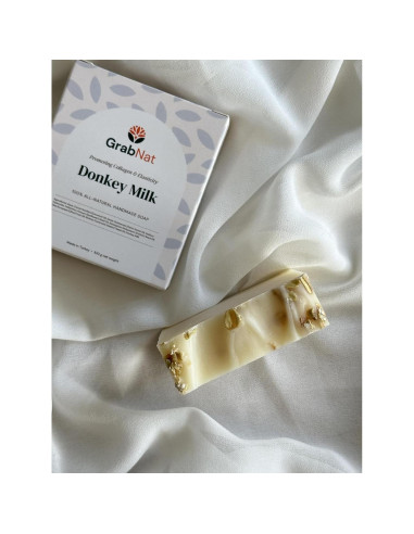 Paquete de 4 Jabones de Leche de Burra 100g - Natural y Hecho a Mano