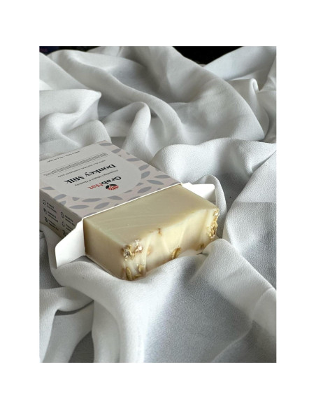 Paquete de 4 Jabones de Leche de Burra 100g - Natural y Hecho a Mano