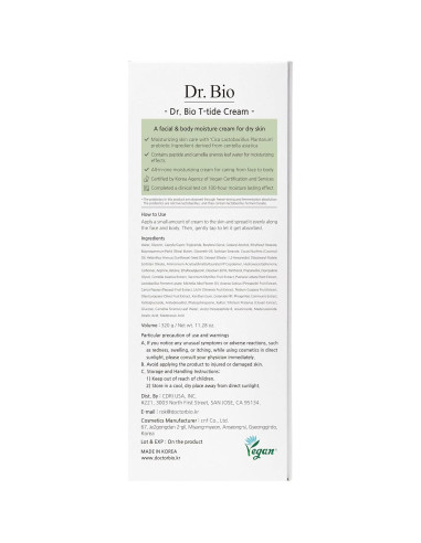 Crema Hidratante Probiotica Dr. Bio 100 Horas Piel Seca