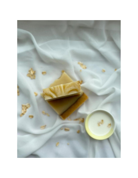 Paquete de 4 Jabones de Leche de Burra 100g - Natural y Hecho a Mano