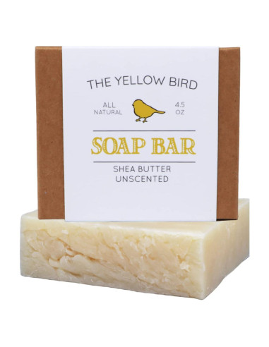 Jabón en Barra Amarillo Sin Fragancia El Pájaro Amarillo 142g
