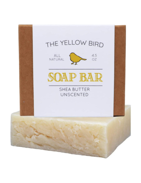 Jabón en Barra Amarillo Sin Fragancia El Pájaro Amarillo 142g