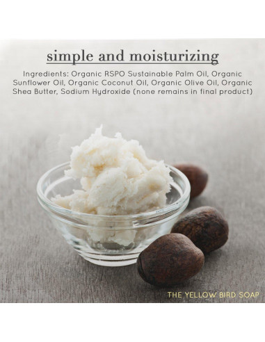 Jabón en Barra Amarillo Sin Fragancia El Pájaro Amarillo 142g