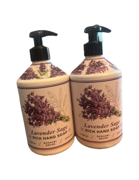 Jabón de Manos Líquido Bonasri 636 ml Lavanda y Salvia