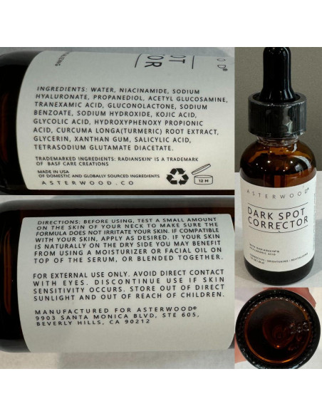 Corrector de Manchas Oscuras Asterwood Radianskin 29 mL