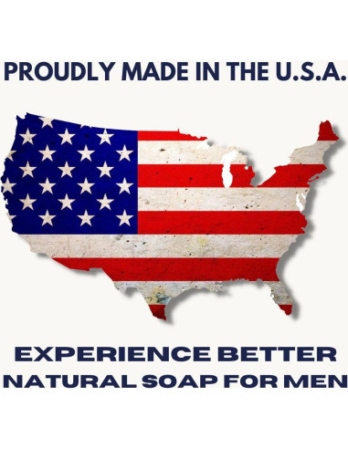 Jabón Natural Exfoliante Dapper Yankee Engine 9 para Hombres - Grano Medio, Aroma Barbería