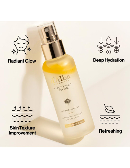 Suero en Spray d'alba Trufa Blanca + Protector Solar SPF 50+