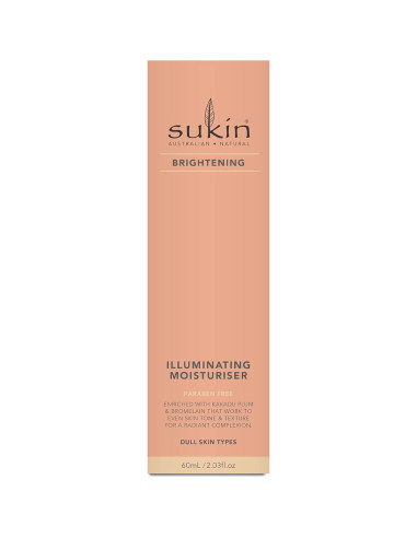 Hidratante Iluminador Sukin con Ciruela Kakadu y Vitamina E 57g