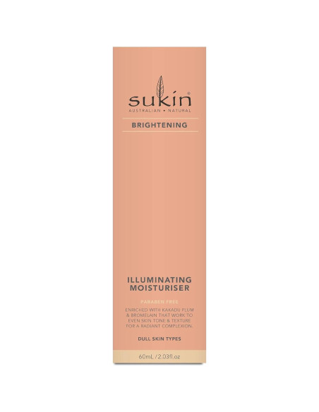 Hidratante Iluminador Sukin con Ciruela Kakadu y Vitamina E 57g