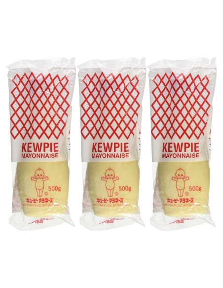 Mayonesa Kewpie Japonesa 500 g - Paquete de 3 Tubos