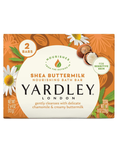 Jabón de Baño Nutritivo Yardley London Manteca de Karité 120g
