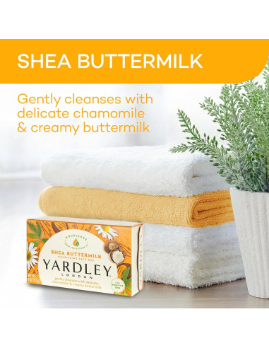 Jabón de Baño Nutritivo Yardley London Manteca de Karité 120g