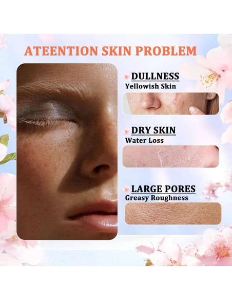 Kit de Cuidado de la Piel Sakura 8 Piezas Hidratante