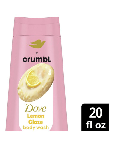 Dove Gel de Ducha Hidratante y Exfoliante Crumbl 567g + 425g