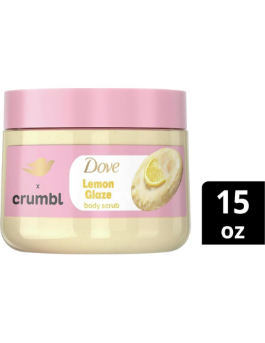 Dove Gel de Ducha Hidratante y Exfoliante Crumbl 567g + 425g