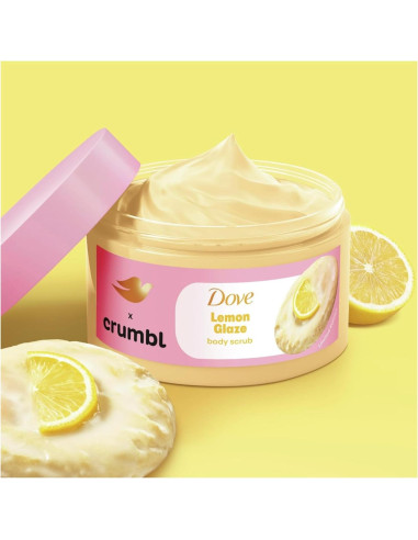 Dove Gel de Ducha Hidratante y Exfoliante Crumbl 567g + 425g