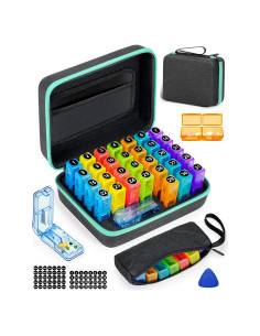 Organizador de Pastillas Mensual Friwole 31 Días 2 Veces al Día