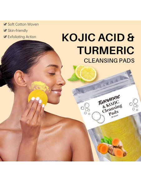 Juego de Cuidado Facial de Cúrcuma 4 Piezas DENESTUP