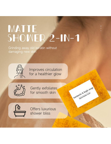 Juego de Cuidado Facial de Cúrcuma 4 Piezas DENESTUP