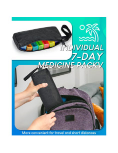 Organizador de Pastillas Mensual Friwole 31 Días 2 Veces al Día 2