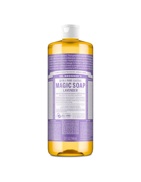Jabón Líquido Dr. Bronner Pure-Castile Lavanda 946ml