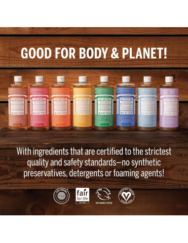 Jabón Líquido Dr. Bronner Pure-Castile Lavanda 946ml