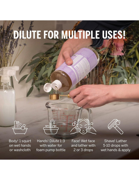 Jabón Líquido Dr. Bronner Pure-Castile Lavanda 946ml