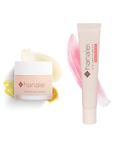 Conjunto Exfoliante y Tratamiento Labial Hanalei Durazno Rosa 15g