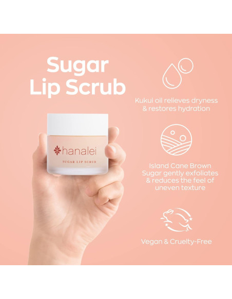Conjunto Exfoliante y Tratamiento Labial Hanalei Durazno Rosa 15g