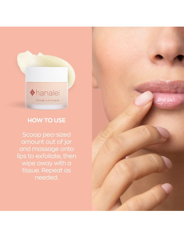 Conjunto Exfoliante y Tratamiento Labial Hanalei Durazno Rosa 15g