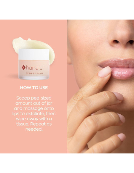 Conjunto Exfoliante y Tratamiento Labial Hanalei Durazno Rosa 15g