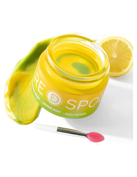 Mascarilla Labial Nocturna SPODARE Limón Menta Hidratante 68g