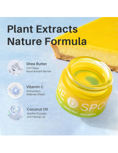 Mascarilla Labial Nocturna SPODARE Limón Menta Hidratante 68g 2