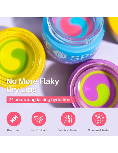 Mascarilla Labial Nocturna SPODARE Limón Menta Hidratante 68g