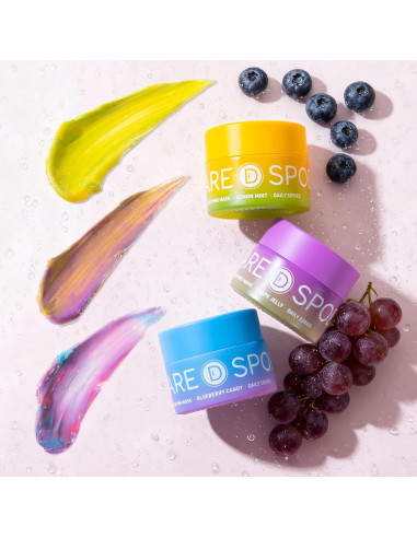 Mascarilla Labial Nocturna SPODARE Limón Menta Hidratante 68g