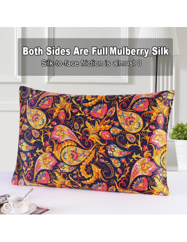 Funda de Almohada de Seda de Morera MAXFEEL Estándar 50.8x66 cm