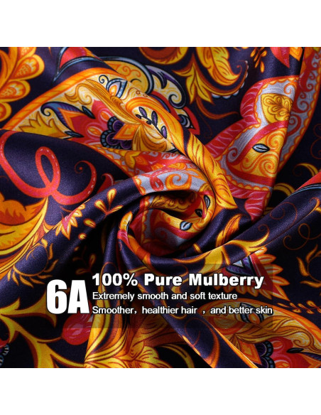 Funda de Almohada de Seda de Morera MAXFEEL Estándar 50.8x66 cm